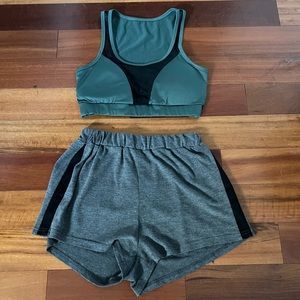 Sports Bra & Shorts Set